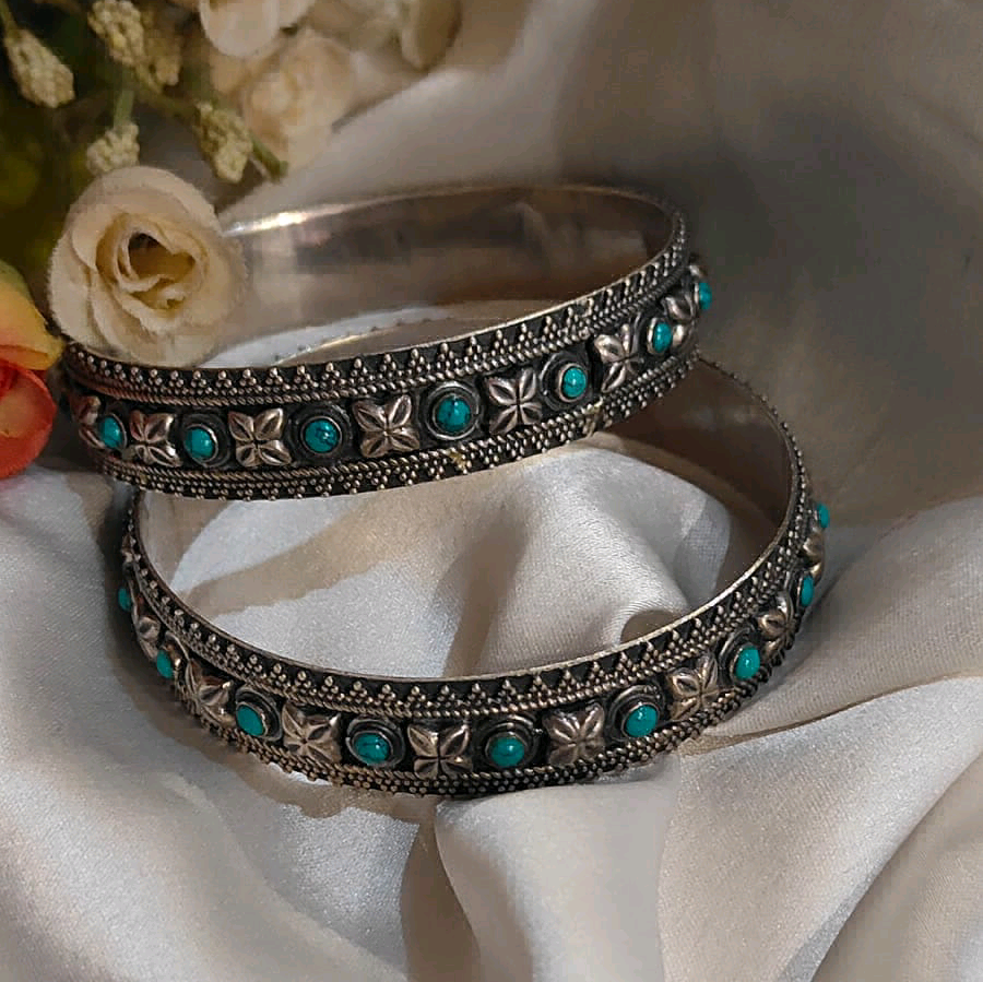 Antique Silver Bangles 